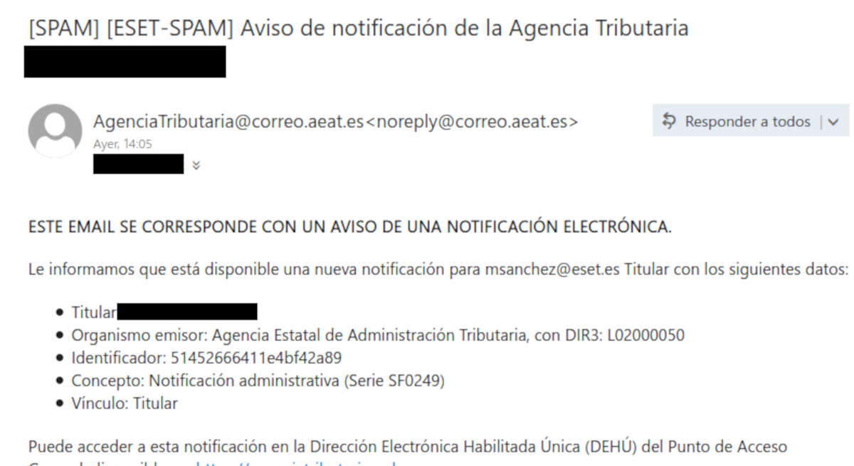 Suplantan a la Agencia Tributaria antes del inicio de la declaración de ...